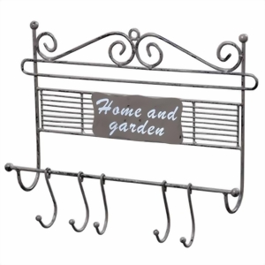 Metall Landhausstil GARDEROBE - ANDY / F�NF HAKEN