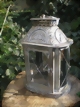 Dekorative Metall Landhausstil Shabby Chic Garten Laterne Windlicht