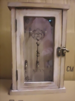 Naturholz Landhausstil Shabby Chic Schl�sselkasten - SCHLUESSELSCHRANK