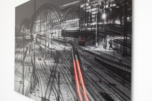 Dresdner Hauptbahnhof im Schnee // Produkttest Saal-Digital